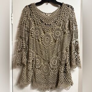 Ultra Pink Crochet Top